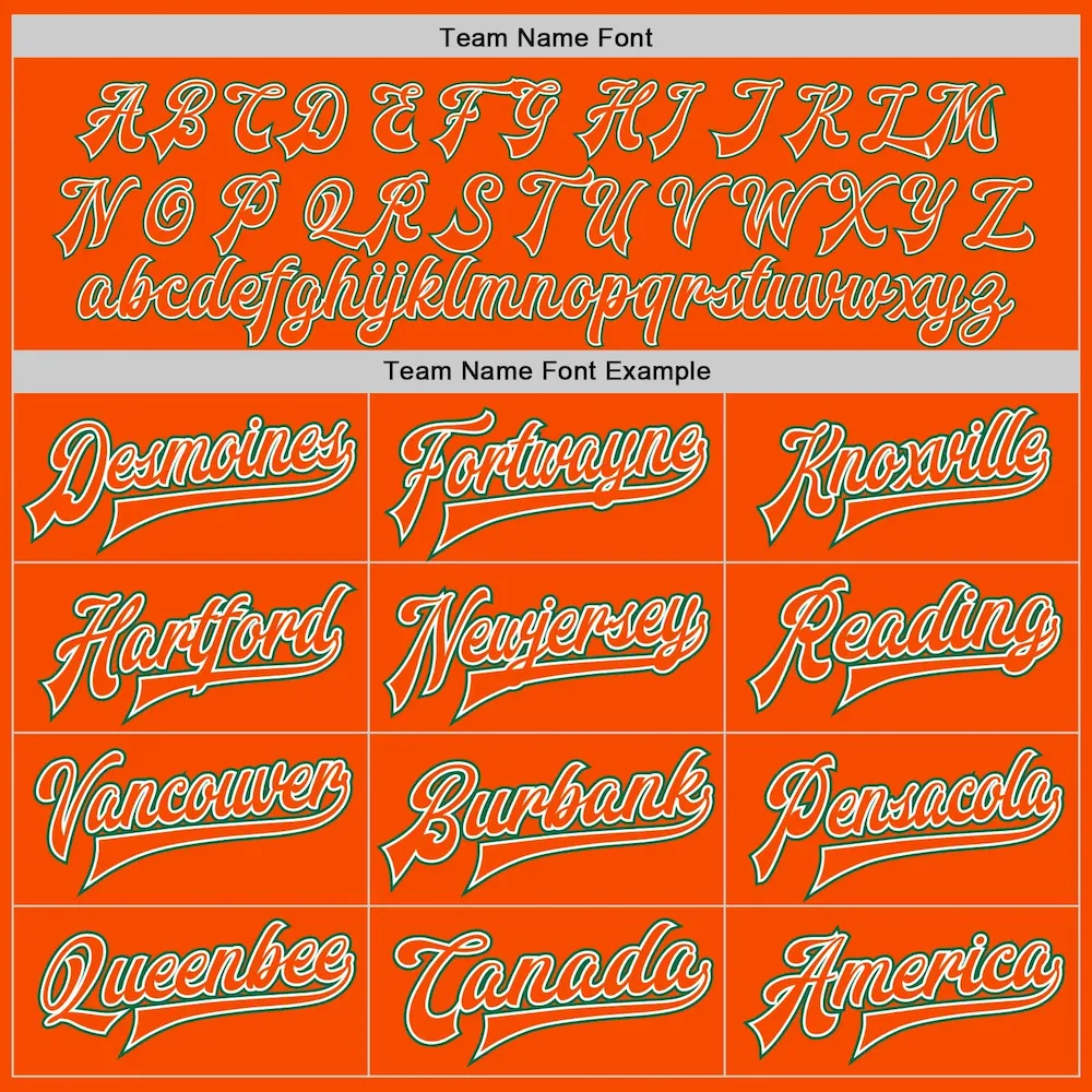 Custom Orange White-Kelly Green Bomber Full-Snap Varsity Letterman Jacket - Image 4