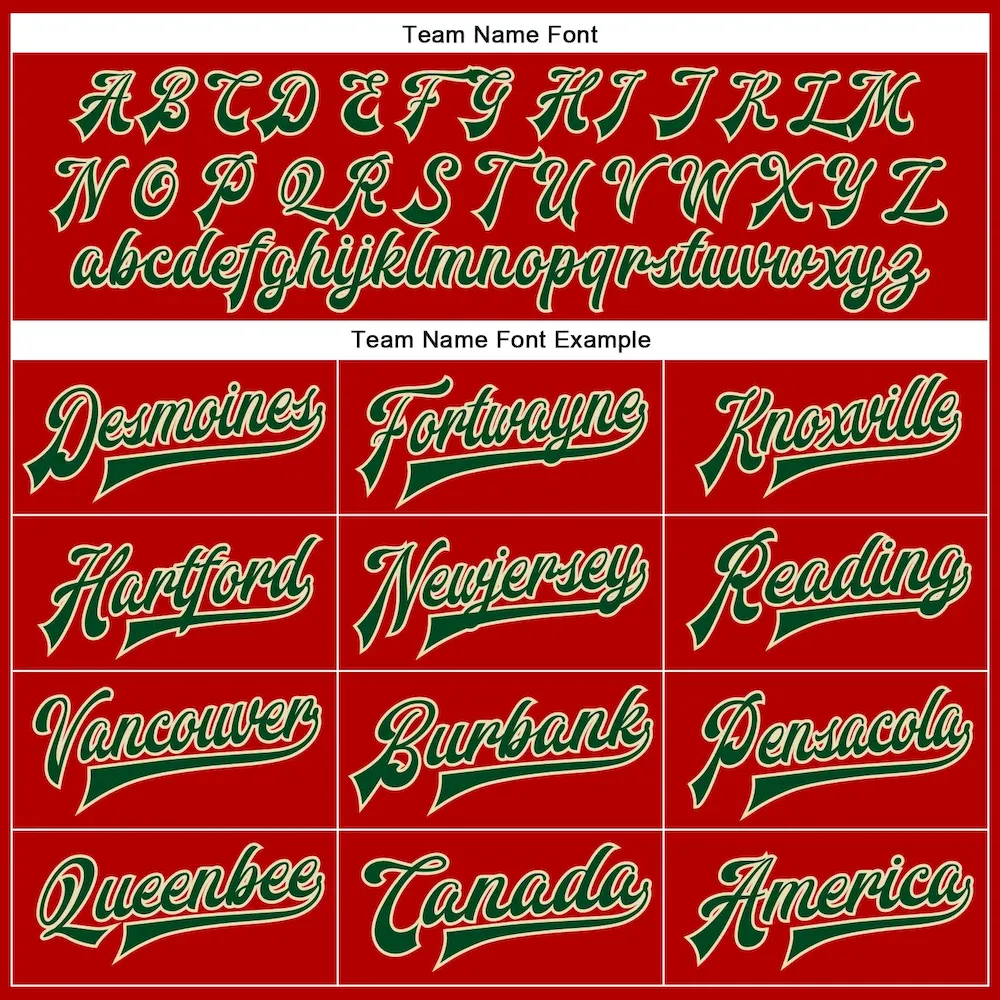 Custom Red Green-Cream Check Board 3D Pattern Design Bomber Full-Snap Varsity Letterman Jacket - Image 6