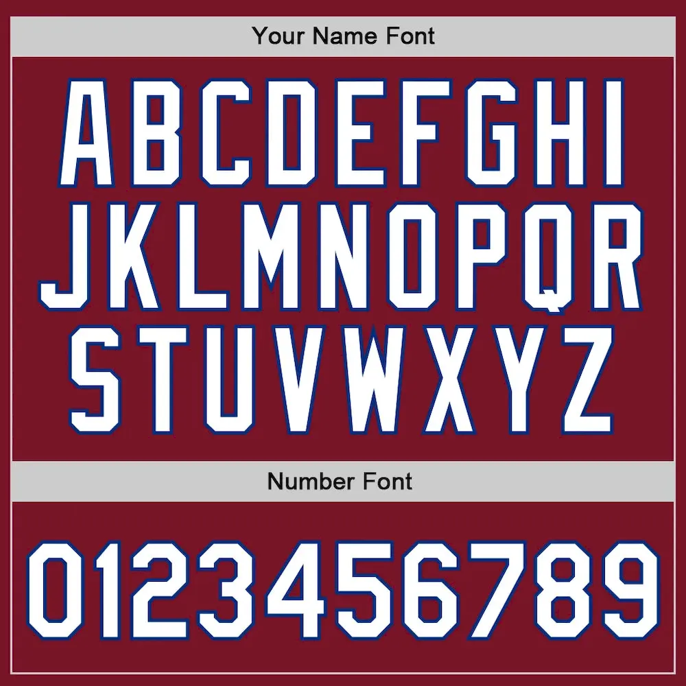 Custom Maroon White-Royal Authentic Throwback Basketball Jersey - Image 4
