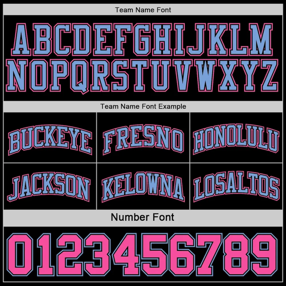 Custom Reversible Black Pink-Light Blue Double Side Basketball Jersey - Image 6