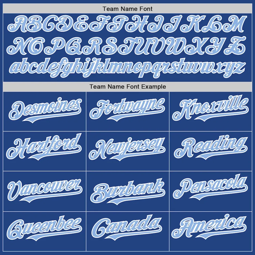 Custom Royal Light Blue-White Mesh Authentic Throwback Baseball Jersey - Image 4