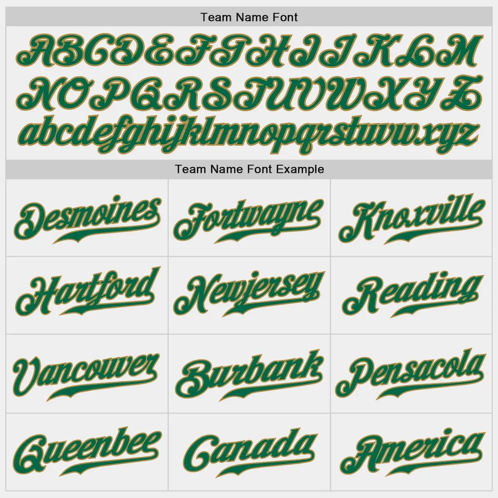 Custom White Kelly Green-Old Gold Authentic Baseball Jersey - Image 5