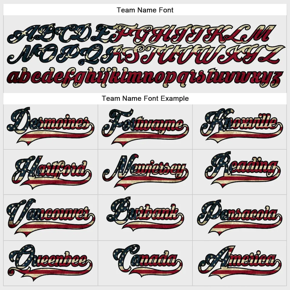 Custom White Vintage USA Flag Black-Maroon Hockey Lace Neck Jersey - Image 4