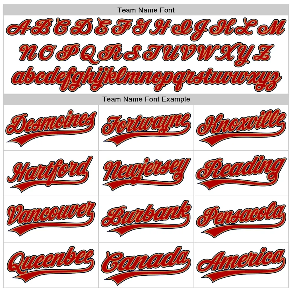 Custom White Navy Old Gold-Red Authentic Throwback Baseball Jersey - Image 4