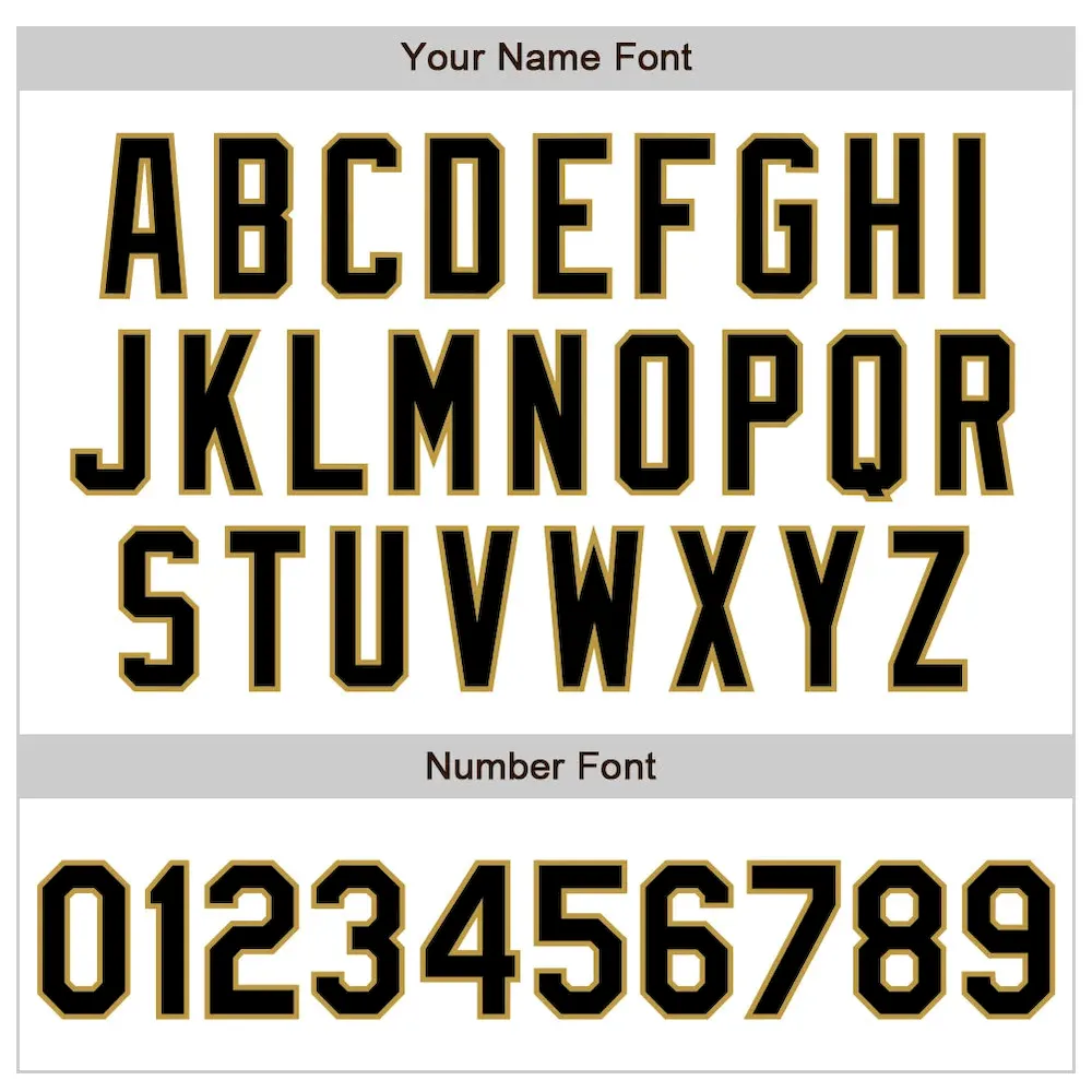 Custom White Black-Old Gold Authentic Baseball Jersey - Image 8