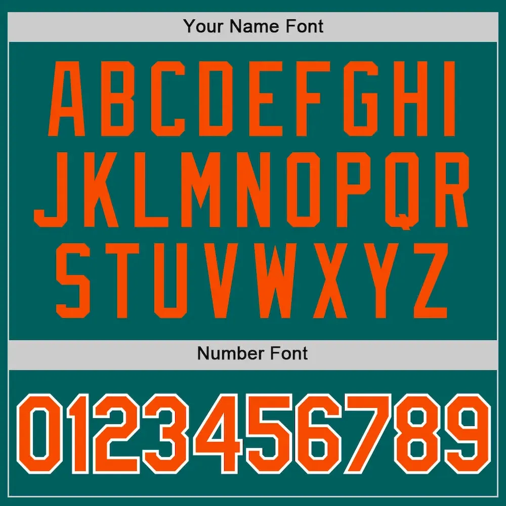 Custom Aqua Orange-White Performance T-Shirt - Image 3